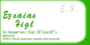 ezsaias higl business card